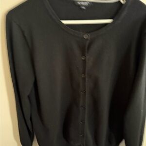 AAMILIFE size XXL Classic Black Cardigan